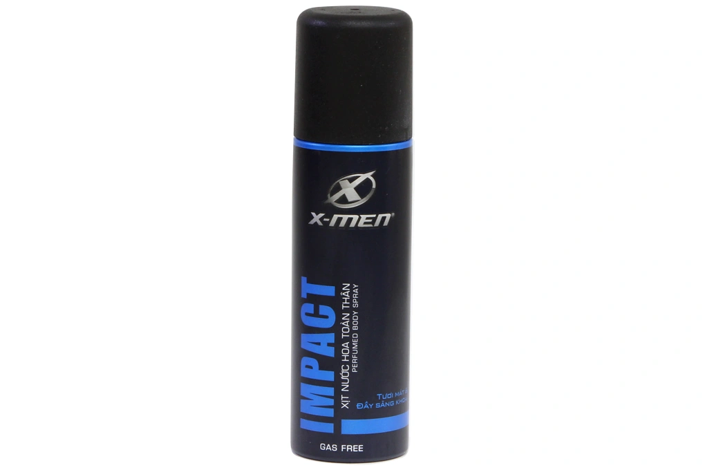 Xịt khử mùi X-Men Impact tươi mát, đầy sảng khoái chai 100ml - 