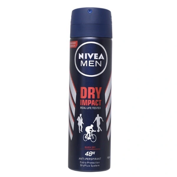 Xịt khử mùi Nivea Men Dry Impact cho nam