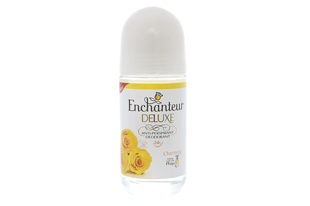 Lăn khử mùi Enchanteur Deluxe khô thoáng hương thơm ngọt ngào chai 50ml - 