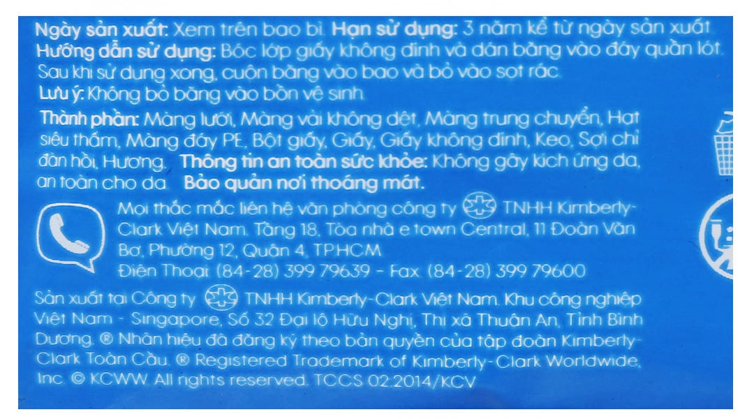 Băng vệ sinh đêm Kotex Style siêu thấm có cánh 35cm gói 3 miếng - 2