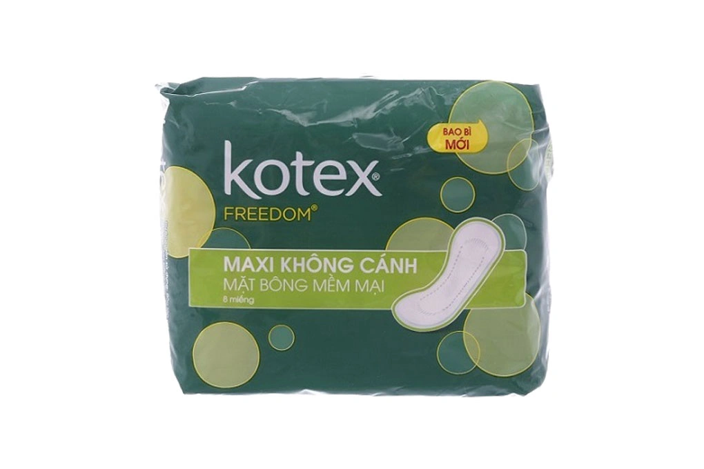 Băng vệ sinh Kotex Freedom không cánh gói 8 miếng - 