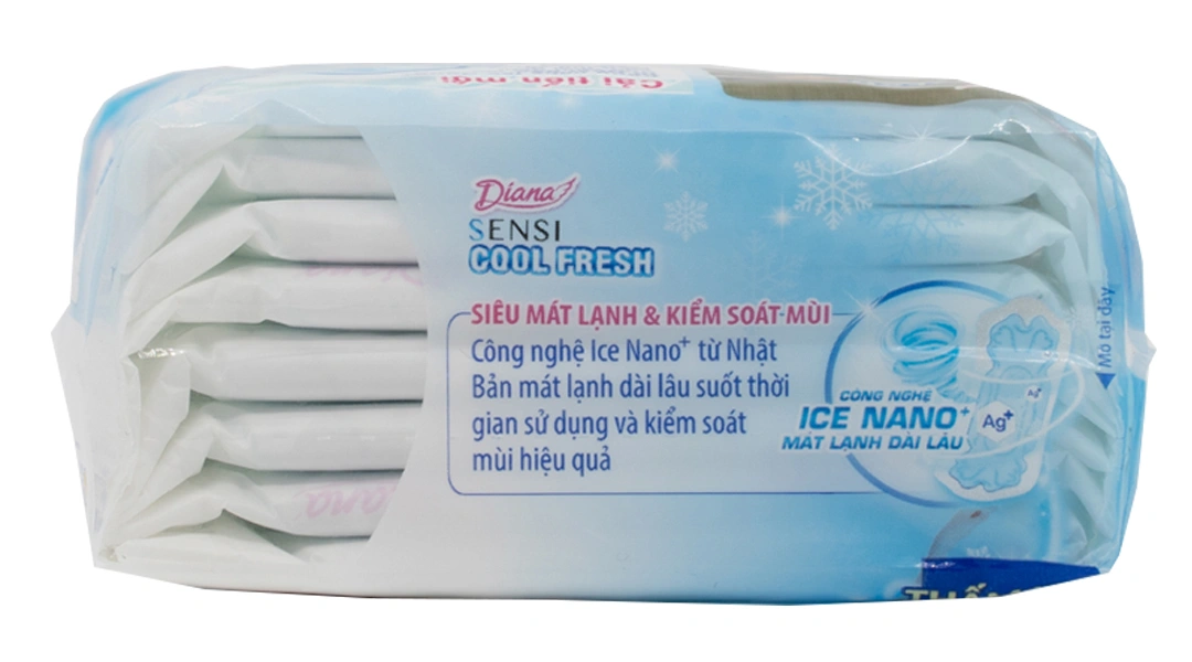 Băng vệ sinh Diana Cool Fresh siêu mỏng không cánh gói 8 miếng - 2