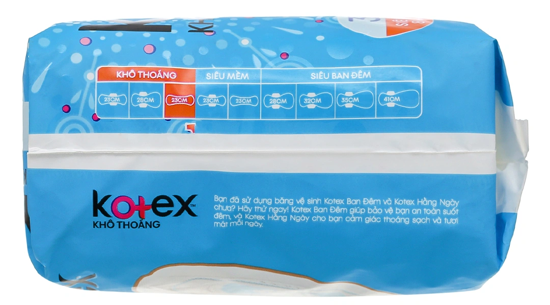 Băng vệ sinh Kotex khô thoáng, siêu mỏng gói 8 miếng - 3