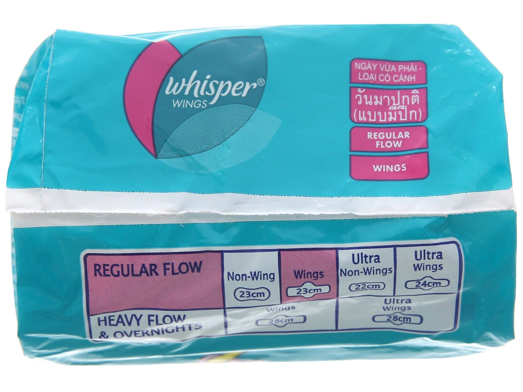 Băng vệ sinh Whisper Wings siêu thấm gói 10 miếng - 2