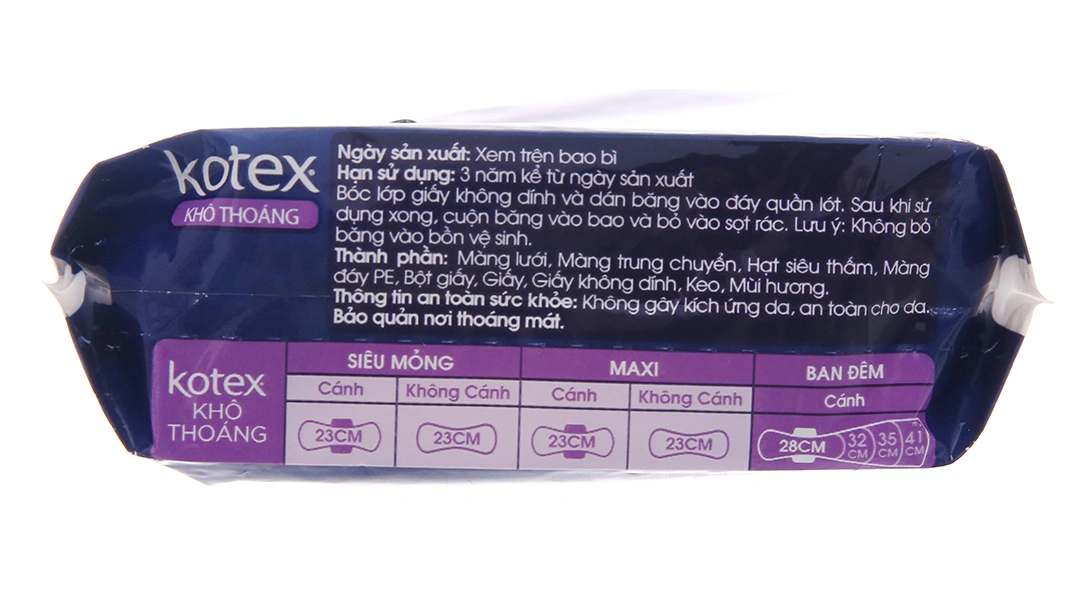Băng vệ sinh đêm Kotex Style siêu mỏng gói 4 miếng - 2