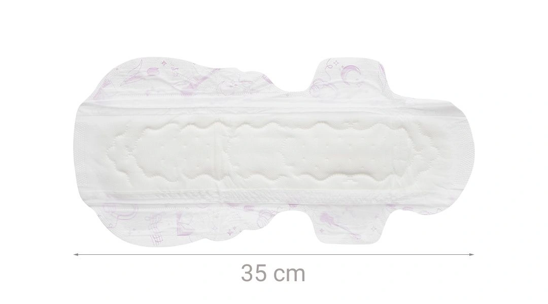 Băng vệ sinh ban đêm Diana mặt lưới siêu thấm, có cánh 35cm gói 3 miếng - 1
