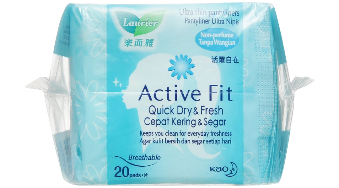 Băng vệ sinh hàng ngày Laurier Active Fit gói 20 miếng - 4