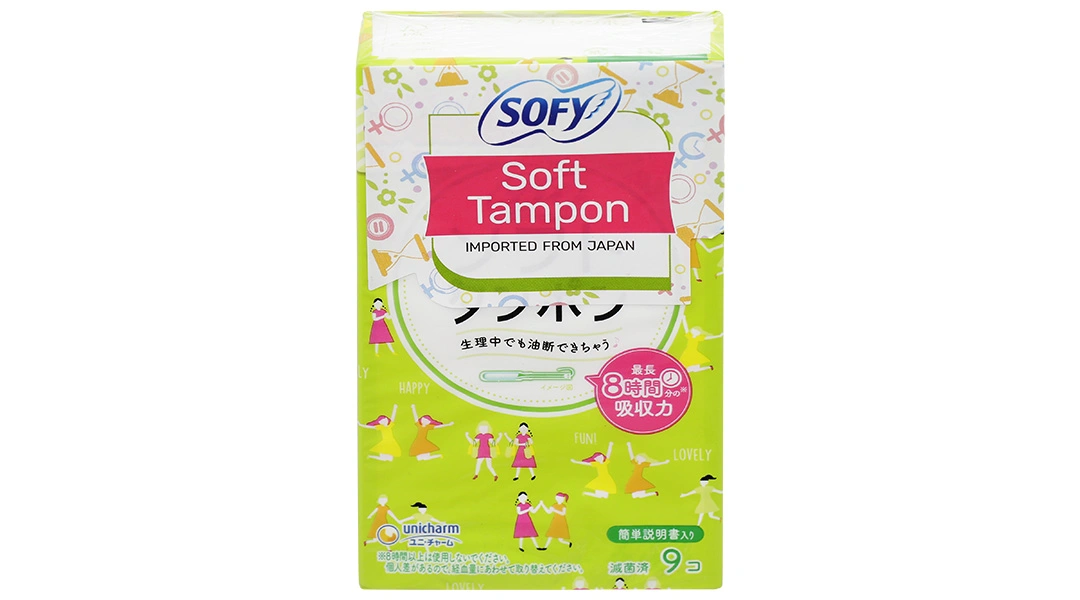 Băng vệ sinh Sofy Soft Tampon siêu thấm gói 9 miếng - 1