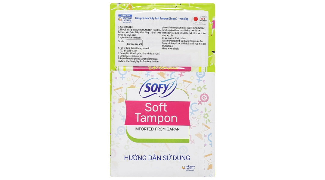 Băng vệ sinh Sofy Soft Tampon siêu thấm gói 9 miếng - 2