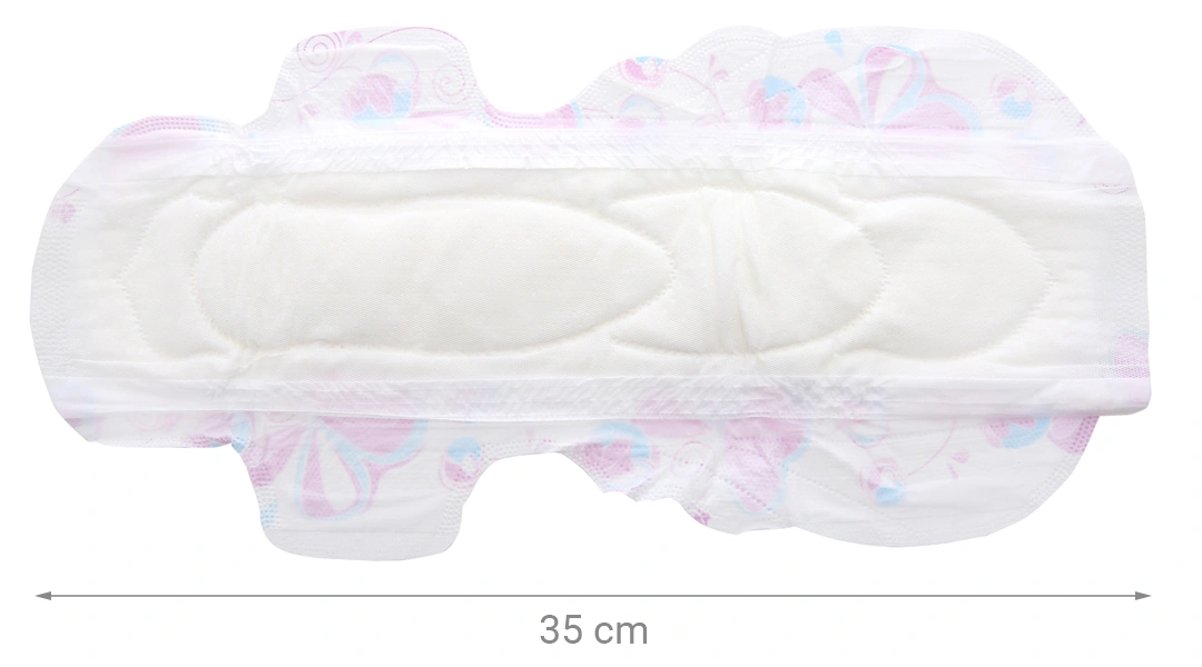 Băng vệ sinh ban đêm có cánh Diana siêu thấm chống tràn 35cm gói 12 miếng - 7