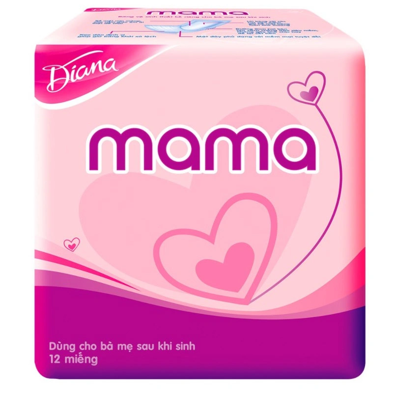 Băng vệ sinh Diana mama dùng cho mẹ bầu sau sinh gói 12 miếng - 4