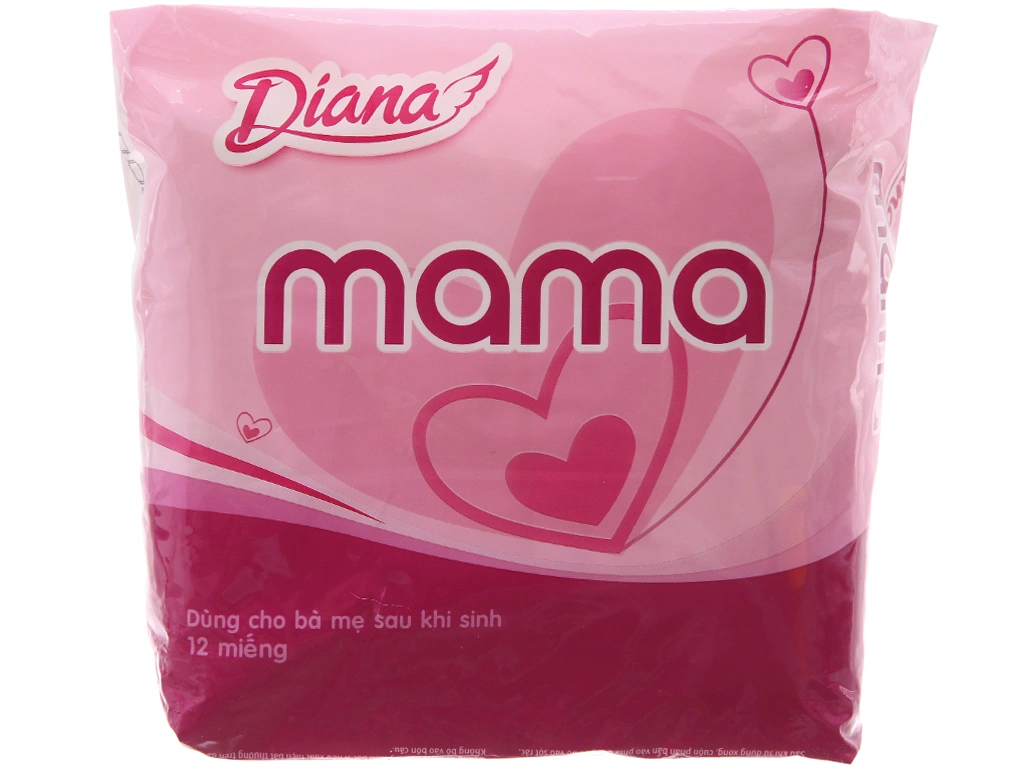 Băng vệ sinh Diana mama dùng cho mẹ bầu sau sinh gói 12 miếng - 7