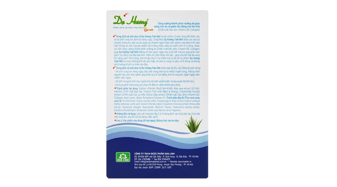 Dung dịch vệ sinh phụ nữ Dạ Hương muối, thảo dược khử mùi chai 100ml - 2
