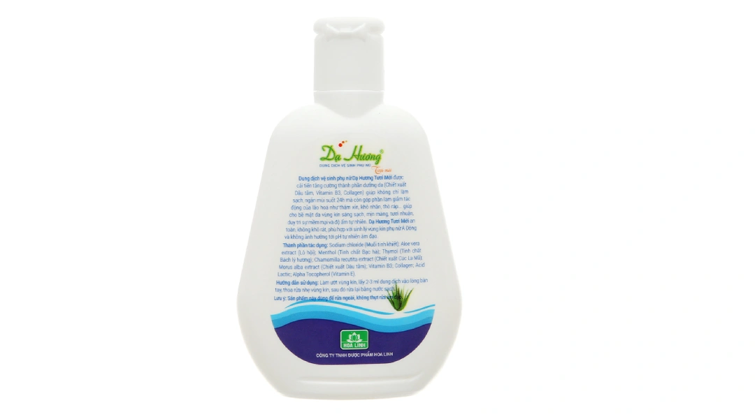 Dung dịch vệ sinh phụ nữ Dạ Hương muối, thảo dược khử mùi chai 100ml - 4
