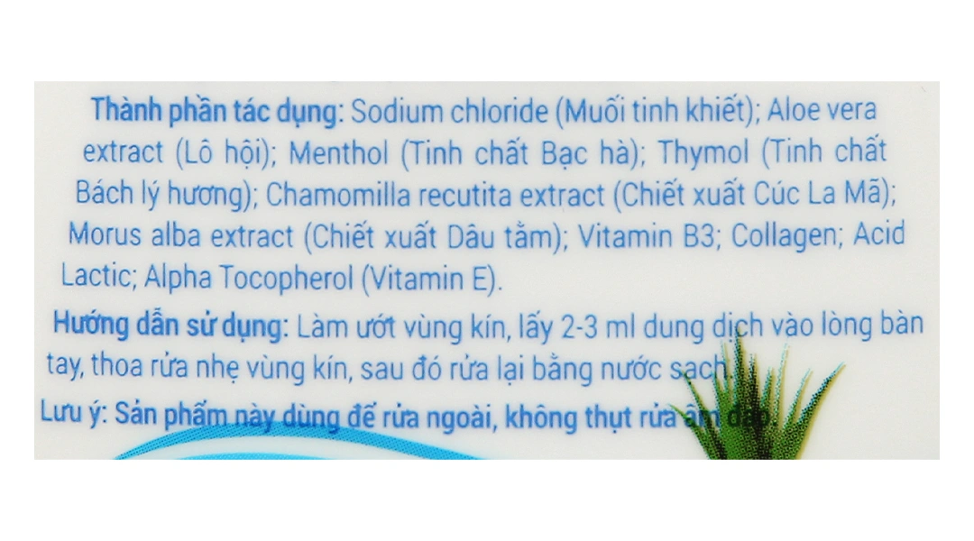 Dung dịch vệ sinh phụ nữ Dạ Hương muối, thảo dược khử mùi chai 100ml - 6