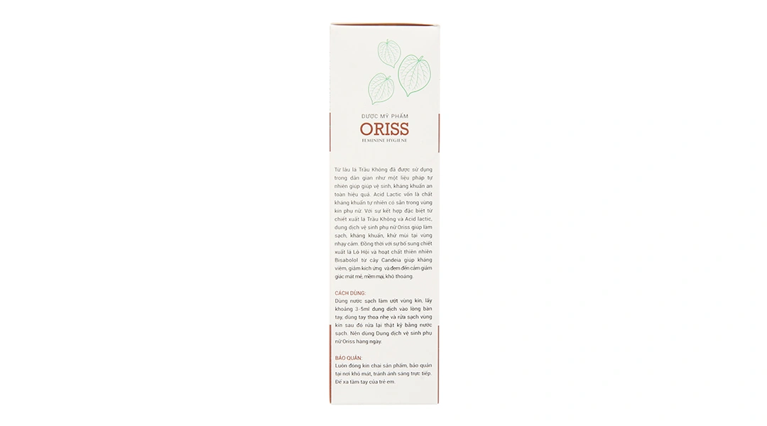 Dung dịch vệ sinh phụ nữ Oriss Feminine Hygiene kháng khuẩn, sạch sâu chai 150ml - 3