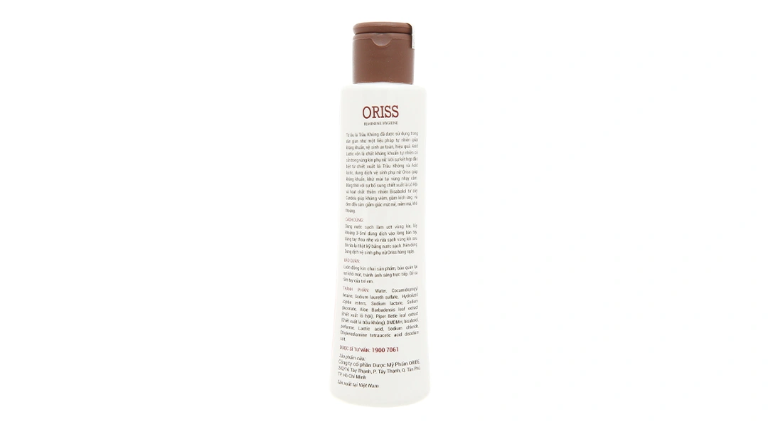 Dung dịch vệ sinh phụ nữ Oriss Feminine Hygiene kháng khuẩn, sạch sâu chai 150ml - 5