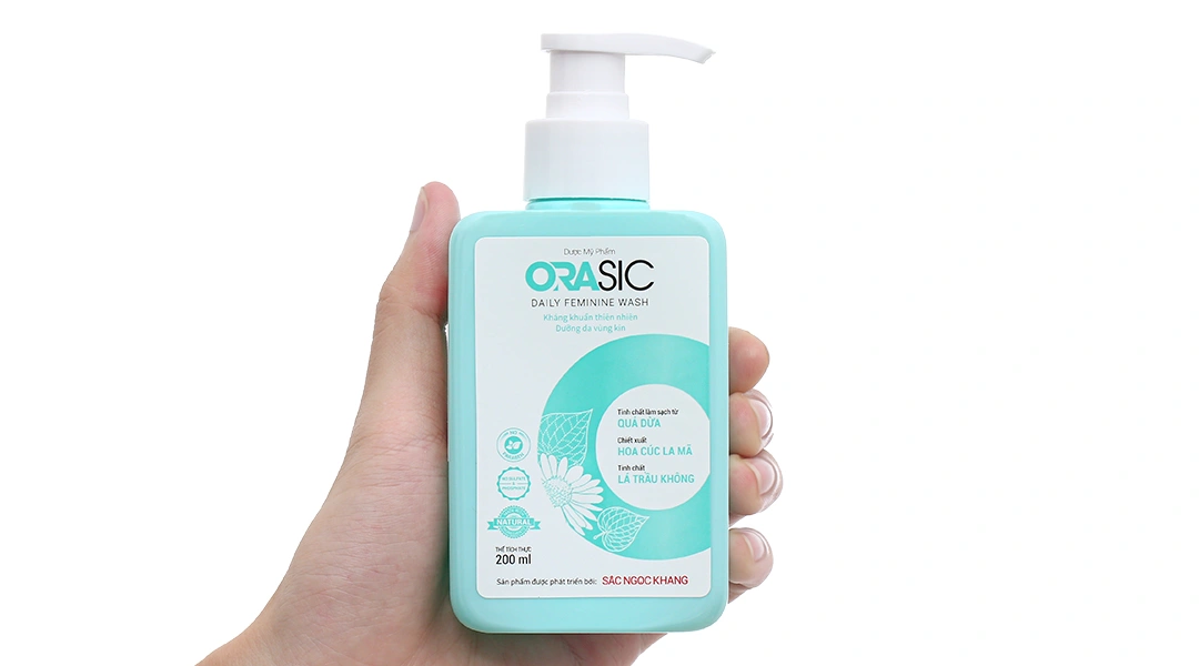 Dung dịch vệ sinh phụ nữ Orasic dịu nhẹ, khử mùi hôi - 7