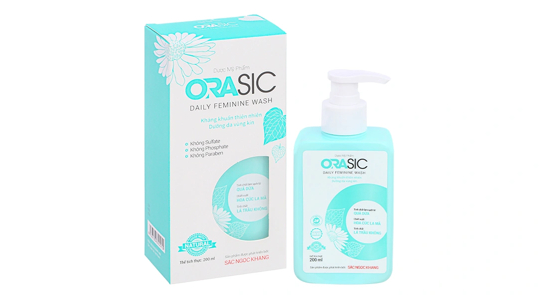 Dung dịch vệ sinh phụ nữ Orasic dịu nhẹ, khử mùi hôi - 1
