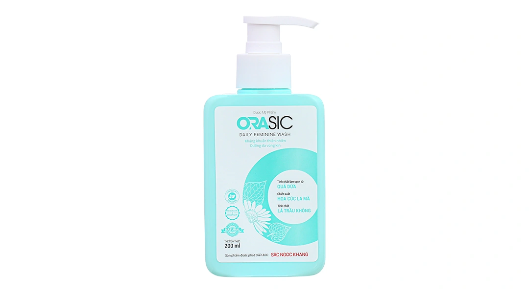 Dung dịch vệ sinh phụ nữ Orasic dịu nhẹ, khử mùi hôi - 5