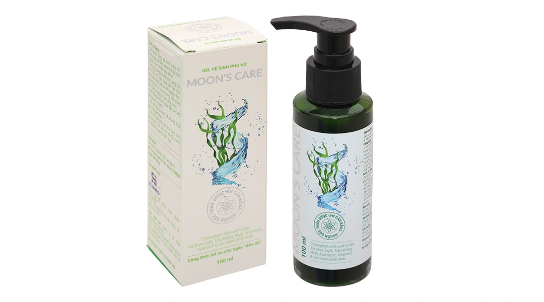 Gel vệ sinh phụ nữ Moon's Care làm sạch dịu nhẹ, ngừa viêm nhiễm chai 100ml - 