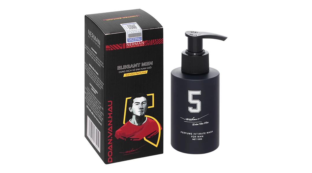 Dung dịch vệ sinh nam Nerman Elegant Men hương nước hoa cao cấp chai 100ml - 10
