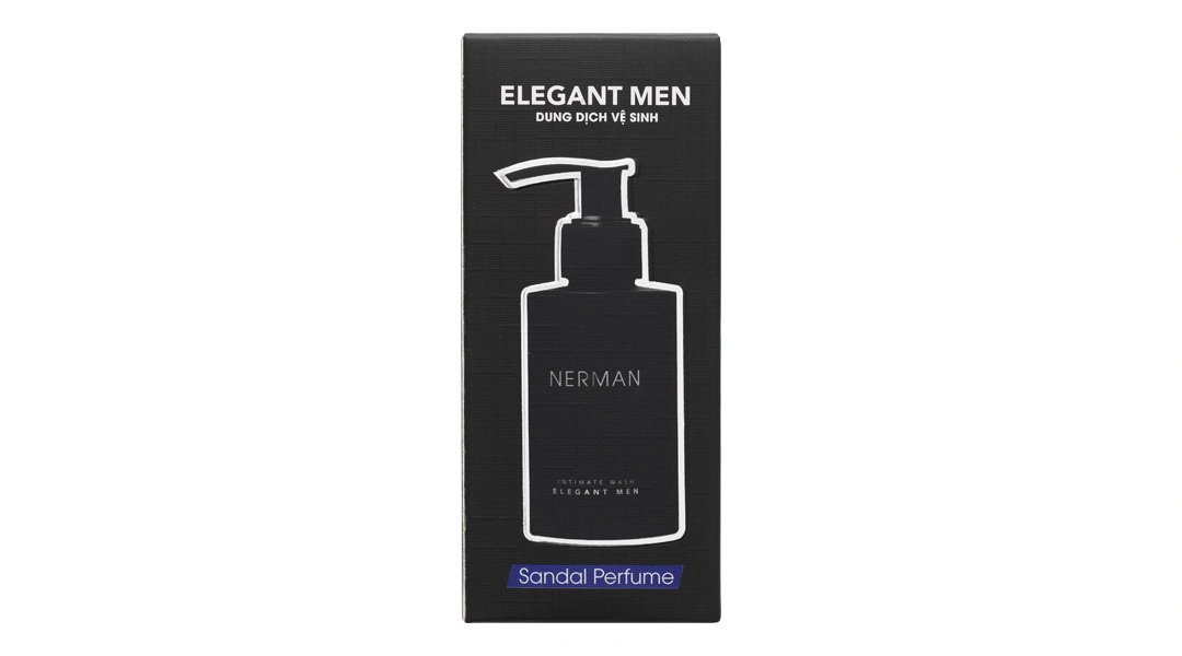 Dung dịch vệ sinh nam Nerman Elegant Men hương nước hoa cao cấp chai 100ml - 12