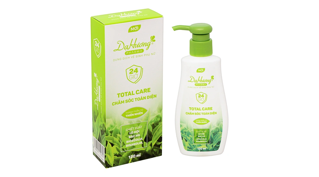 Dung dịch vệ sinh phụ nữ Dạ Hương Total Care vệ sinh chăm sóc toàn diện chai 120ml - 