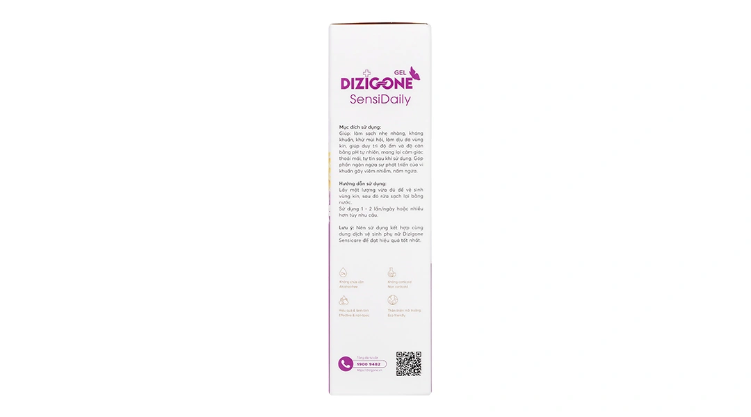 Gel vệ sinh phụ nữ Dizigone SensiDaily làm sạch dịu nhẹ chai 150ml - 1