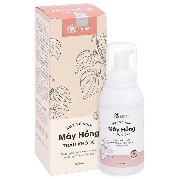 Bọt vệ sinh phụ nữ Mây Hồng Trầu Không giúp khử mùi, kháng khuẩn