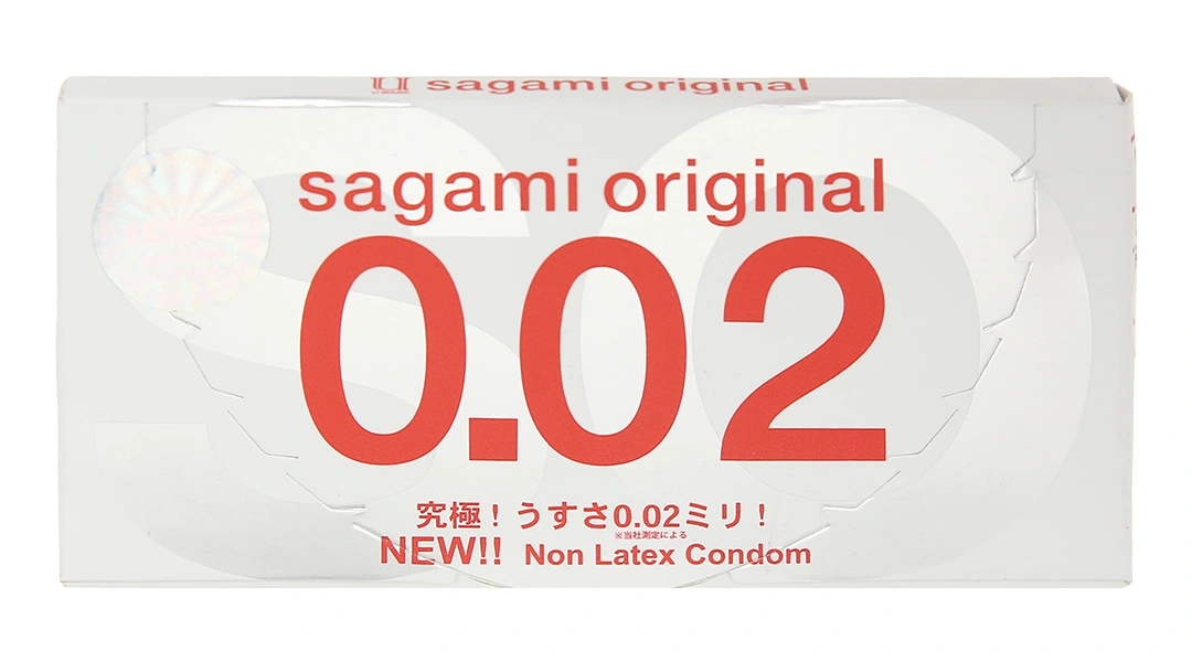 Bao cao su Sagami Original siêu mỏng 0.02 55mm hộp 2 cái - 1