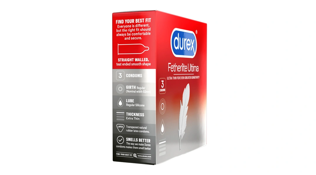 Bao cao su Durex Fetherlite Ultima siêu mỏng 52mm hộp 3 cái - 2