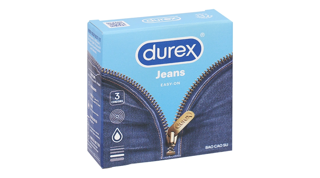 Bao cao su Durex Jeans ôm sát, bôi trơn 52.5mm hộp 12 cái - 15