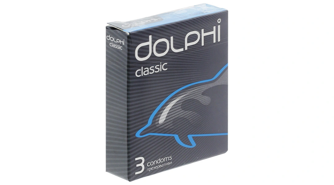 Bao cao su Dolphi classic vừa khít, thoải mái 52mm hộp 3 cái - 