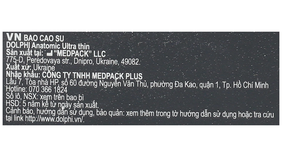 Bao cao su Dolphi Anatomic siêu mỏng, ôm sát 52mm hộp 3 cái - 2