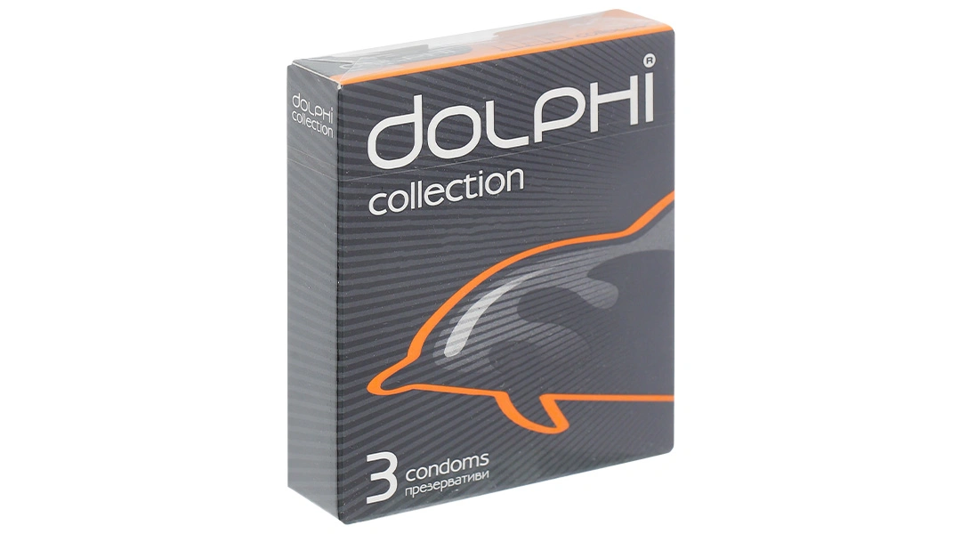 Bao cao su Dolphi collection combo 3 loại 52mm hộp 3 cái - 