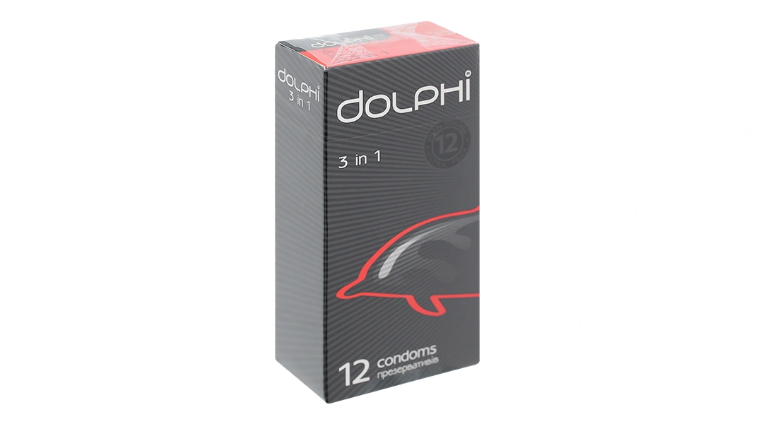 Bao cao su Dolphi 3 in 1 vân gai 52mm hộp 3 cái - 4