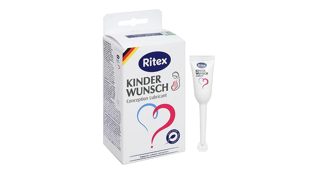 Gel bôi trơn Ritex Kinder Wunsch hỗ trợ thụ thai 8 tuýp x 4ml - 