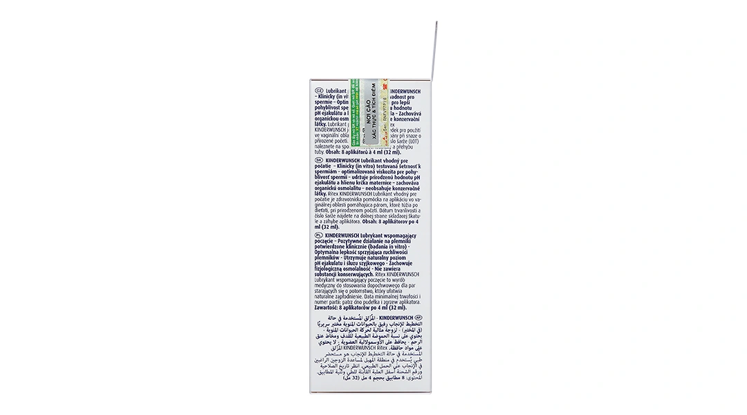 Gel bôi trơn Ritex Kinder Wunsch hỗ trợ thụ thai 8 tuýp x 4ml - 3