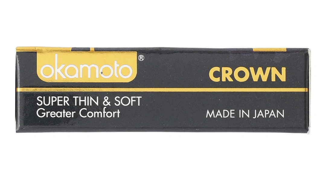 Bao cao su Okamoto Crown siêu mỏng 52mm hộp 3 cái - 4