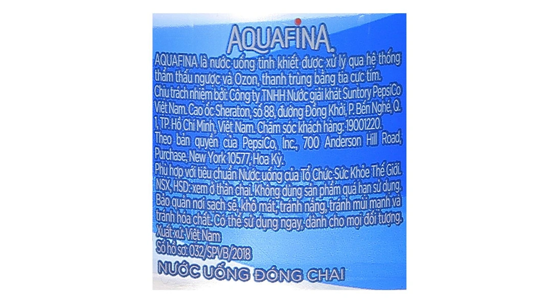 Nước tinh khiết Aquafina chai 355ml - 2