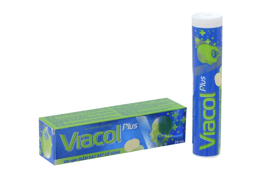 Kẹo Viacol Plus tuýp 24 viên - 