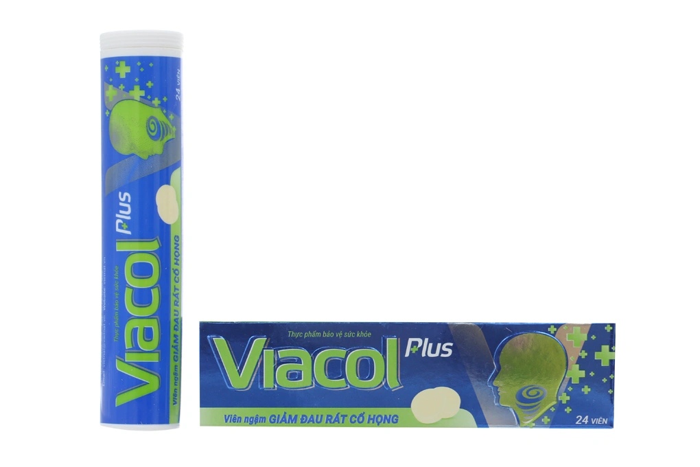 Kẹo Viacol Plus tuýp 24 viên - 1