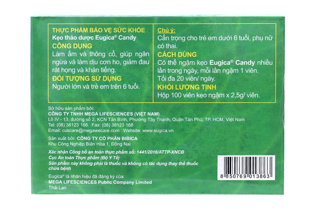 Eugica Candy hộp 100 viên - 2