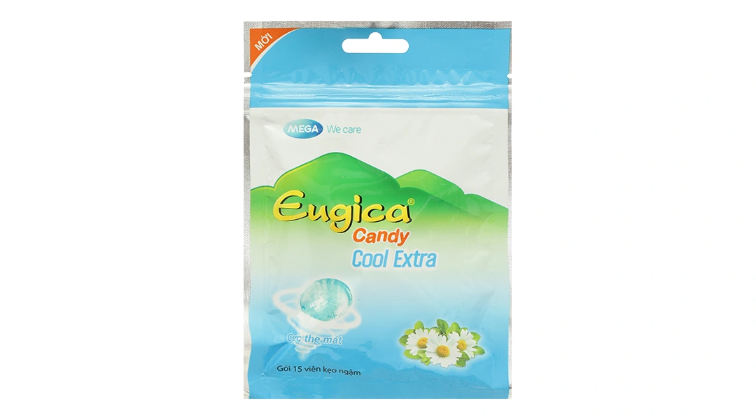 Eugica Candy Cool Extra gói 15 viên - 1