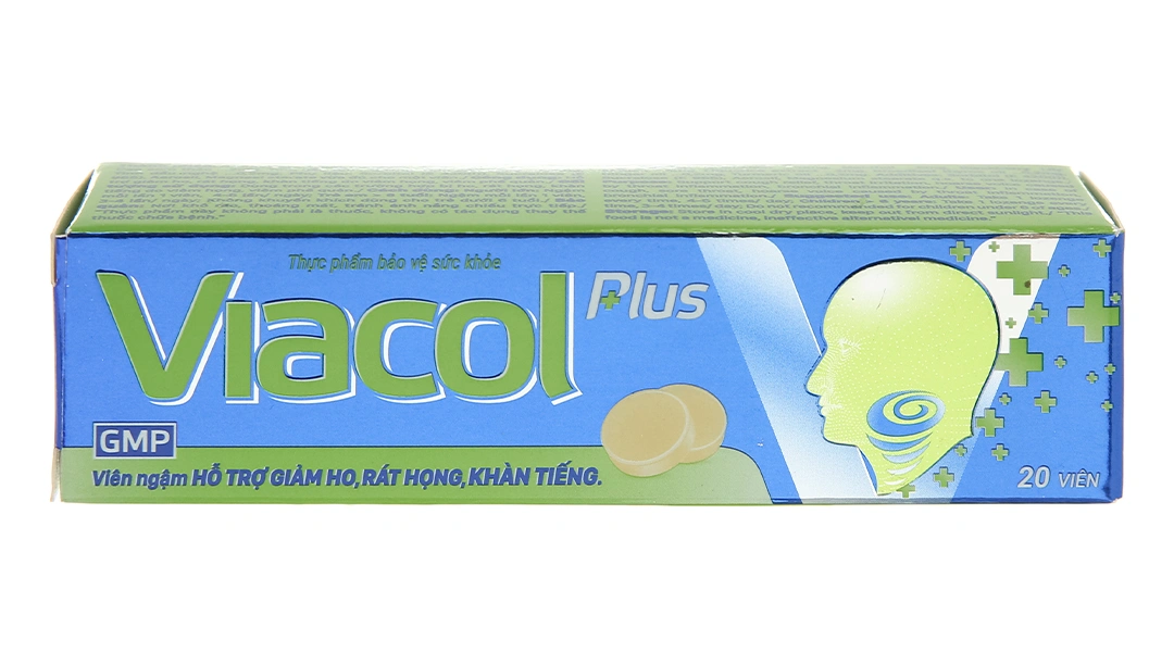 Kẹo Viacol Plus tuýp 20 viên - 1