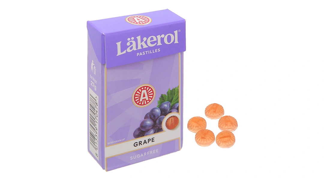 Kẹo Lakerol Lemon Vị Chanh hộp 27g - 15