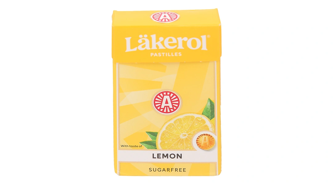 Kẹo Lakerol Lemon Vị Chanh hộp 27g - 1
