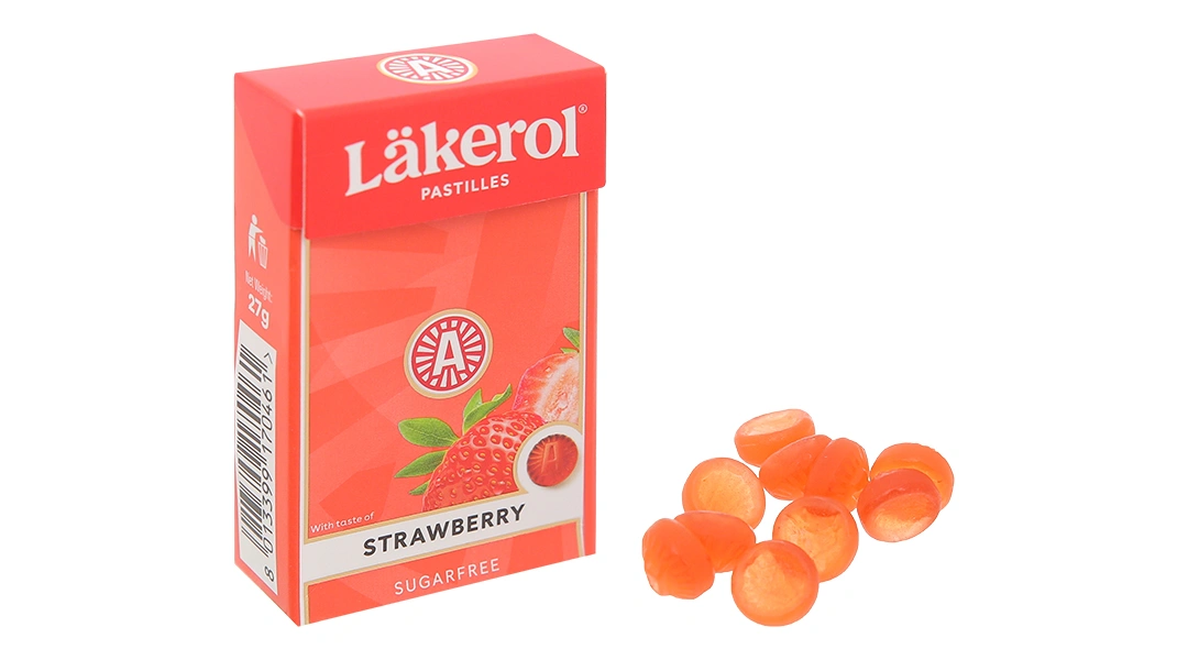 Kẹo Lakerol Lemon Vị Chanh hộp 27g - 5