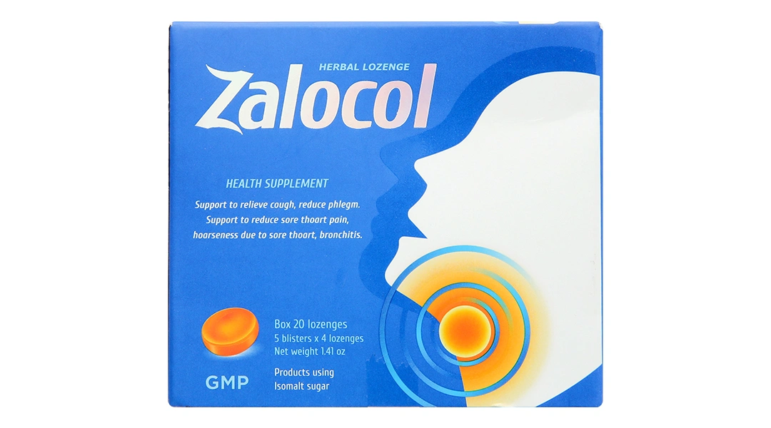 Kẹo Thảo Mộc Zalocol Hộp 20 Viên - 2